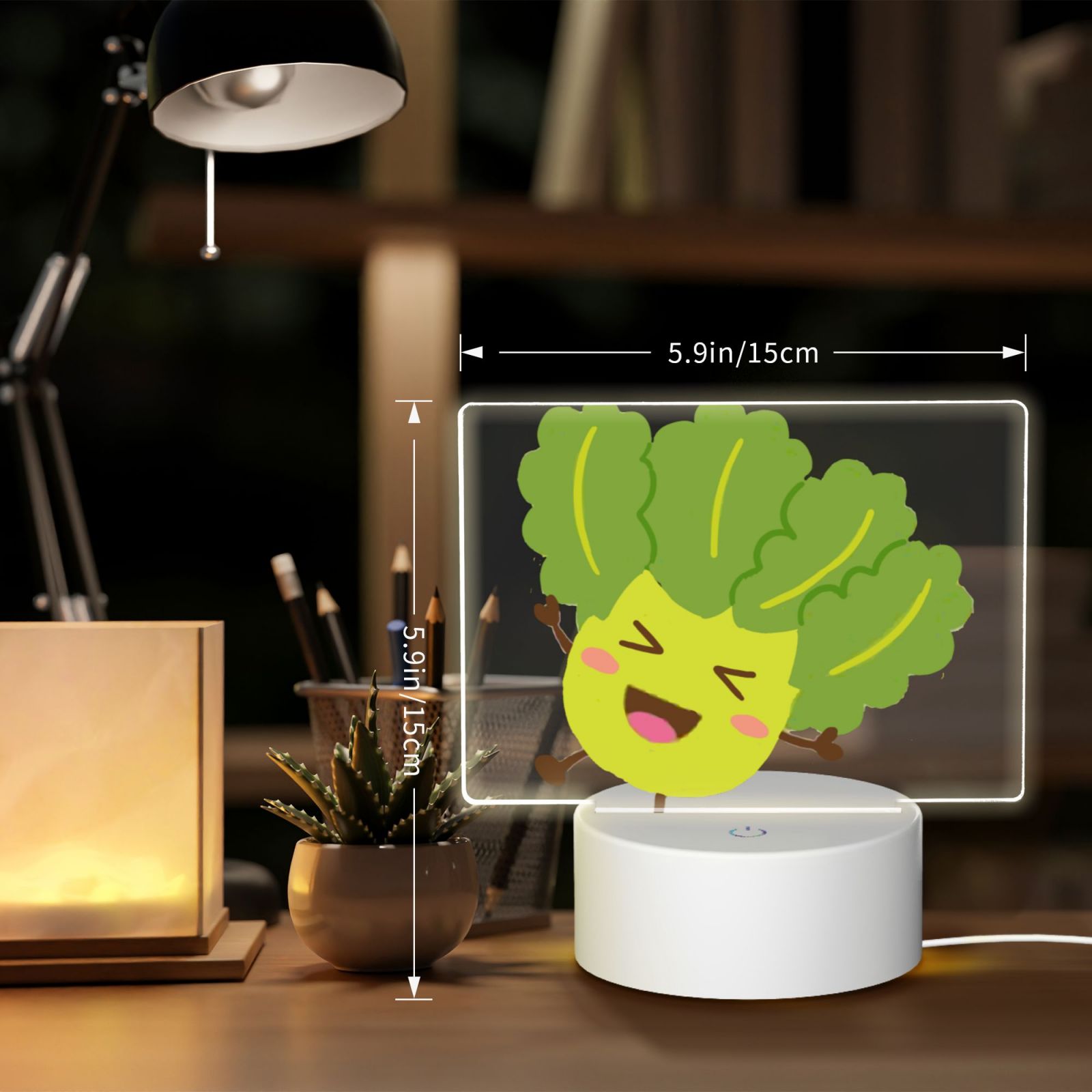 Rectangular Acrylic Night Light